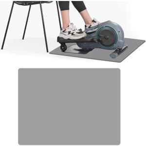 Non-Slip Mat for Ellipse Leg Exerciser Machine, 23.619.6 in Leg Exerciser Mat for Under Desk Elliptical Pedal Exerciser, Elliptical Machine Accessories Workout Equipment Mat Floor Protection