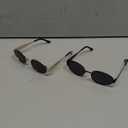 livho 2025 Trendy Oval Sunglasses - Stylish Polarized Shades for Everyday - Retro Metal Frames, 3 Pairs