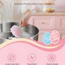 VEVOR Electric Cotton Candy Machine, 1000W Commercial Floss Maker w/Stainless Steel Bowl, Sugar Scoop and Drawer, Perfect for Home, Carnival, Kids Birthday, Family Party, Pink