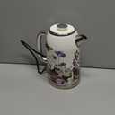 INFOOD Retro Electric Kettle 1.8L/60.8oz with Thermometer - 1200W Fast Boiling Stainless Steel Tea Kettle with Water Level, BPA-Free, Auto Shut-Off, Boil-Dry Protection, Vintage Floral Design