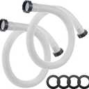 1.5" Pool Hose for Intex Filter Pump - 29060E Pool Hoses for Above Ground Pools, 1.5 Inch Pool Filter Hose for Coleman Intex Sand Filter Pumps & Saltwater Systems 59" Long (2 Pack)