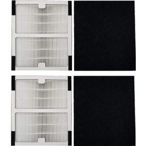 Idylis Air Purifier Filter A - 2 Pack HEPA & Carbon Filter Set for Idylis IAP-10-100, IAP-10-150, AC-2119, Model IAF-H-100A