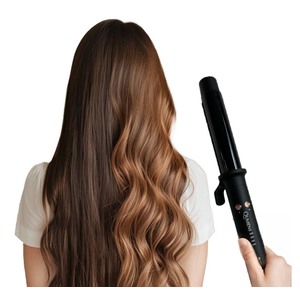 Quemi Auto Curling Iron, Professional Curler with Rotating Bottoms, Regular, Black