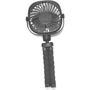 ABOOFAN Creative Octopus Shape Usb Rechargeable Fan Adjustable Clip Cooling Device for Bedside Stroller and Outdoor Use Black