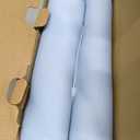 MIULEE Light Blue Back Tab Blackout Curtains 52x90 Inch Long 2 Panels Set | Rod Pocket Pinch Pleated, Thermal Insulated, Room Darkening, Light Blocking, Privacy Curtains for Living Room Bedroom