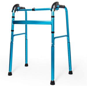 Rehabilitation Walker Folding Walking Frame, with Comfortable Armrest Walking Aid, Max:180 kg(400 lbs)