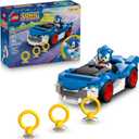 LEGO Sonic The Hedgehog Sonic: Speedster Lightning Race Car Toy for Boys & Girls - Toy Building Set W/Minifigure for Kids & Gamers, Ages 7+ - Gift Idea for Birthdays - 77117