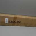 EaseLife 14 FT Double Sliding Barn Door Track and Handle Hardware Kit,Straight Pulley,Slide Smoothly Quietly,Easy Install (14FT Track Kit for 40"~42" Wide Double Door)