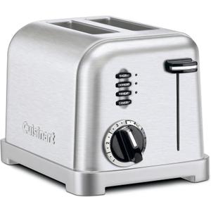 Cuisinart CPT-160 Metal Classic 2-Slice Toaster, Brushed Stainless