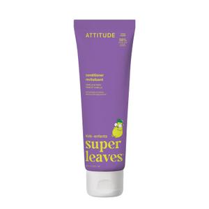 ATTITUDE Natural Conditioner for Kids, Hypoallergenic, Vegan, Plant- and Mineral-Based, Vegan and Cruelty-free, Vanilla and Pear, 8 Fl Oz (11115)