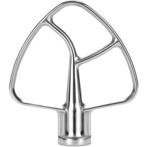 Beater for KitchenAid 4.5&5 Quart Tilt-Head Stand Mixer, Stainless Steel Mixer Attachments for KitchenAid, Stainless Steel Mixer Paddle Attachment for Kitchen Aid, Dishwasher Safe