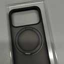 TORRAS Upgrade 360 Magnetic Stand for iPhone 17 PRO Case with Camera Control Button, Fit for MagSafe, Mil-Grade Protection, Slim Soft Edge Translucent Back for iPhone 17Pro 6.3 inch, Black