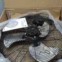 20" High Velocity Industrial Fan, Floor Fan, with 3 Speeds, Tilt Head, ETL-Listed Safety Compliance, Metal Housing/Blades, Ideal for Industrial/Commercial Space/Garage/Gym, 125W, Black