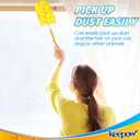 KEEPOW Reusable Duster Refill Compatible with Swiffer Hand Duster, Heavy Duty Duster Refills, 360 Degree Dusters Refills for Cleaning, Fleece Refill Ceiling Fan, 4 Pack (Handle is Not Included)