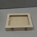 Set of 1 Velvet Jewelry Tray Stackable Jewelry Drawer Organizer Inserts Divided Storage Holder Jewelry Necklace Bracelet Display Tray for Earring, , Rings, Bangle, Watch, 8.3"x5"x1"(Beige, 1 Style)