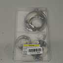 24 Pack 12 Size T-Bolt Hose Clamps, Stainless Steel_304 Working Range 28mm-116mm for 0.75" -4'' Hose ID, Turbo Intake Intercooler Clamp for Automotive