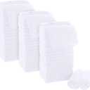 MOONQUEEN Ultra Soft Premium Washcloths Set - 12 x 12 inches - 72 Pack - Quick Drying - Highly Absorbent Coral Velvet Bathroom Wash Clothes (White)