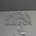 Gamer Neon Sign for Game Room Decor, Game On Neon LED Sign for Gamer Wall Decor, Gaming Neon Light Sign for Teen Bedroom Decor, Gamer Gifts for Boys, Teen, Men, Kids