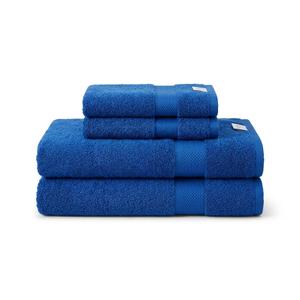 Dark Royal Blue Towel Set, Pack Of 4, 30 x 54 inch, 16x26 inch 