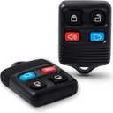 Key Fob 4 Button Keyless Entry Remote Control Key Fob Compatible with Ford Focus Explorer Mercury Lincoln Mazda Tribute,2 Pack