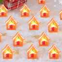2 x String Lights Battery Powered - 10ft 30LEDs Lights Fairy Warm White Light for DIY Crafts Wedding Table Centerpieces Party Bedroom Christmas Gingerbread House