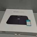 Wyze Smart Scale, Scale for Body Weight, Digital Bathroom Scale for Body Fat, BMI, and Heart Rate, Body Composition Analyzer with App, Batteries Included, Bluetooth, 400 lb, Black