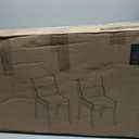 VASAGLE Dining Chairs Set of 2, Upholstered Kitchen Chairs, 23.6"D x 18.9"W x 33.3"H
