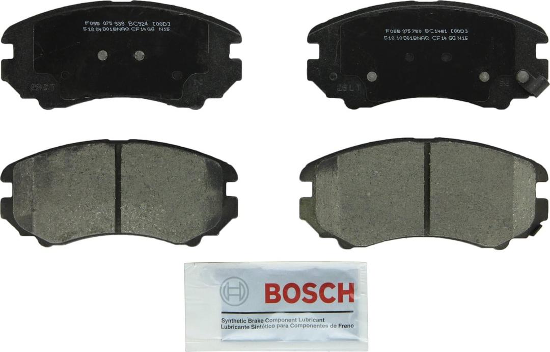 BOSCH BC1421 QuietCast Premium Ceramic Disc Brake Pad Set - Compatible with Select Buick Cascada, LaCrosse, Regal; Cadillac ELR; Chevrolet Equinox, Impala, Malibu; GMC Terrain; Saab 9-5 + More; FRONT