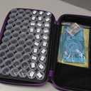 ARTDOT 60 Slots Storage Container for Diamond Art Kits for Adults, Portable Bead Storage Boxes for Diamond Painting Accessories and Tools