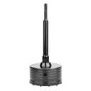 102mm / 4 inch Concrete Hole Saw with 220mm SDS Plus Connecting Rod, Brick Hole Saw for Concrete Cement Brick Wall Stone,Black (102mm (4 inch))