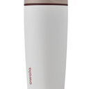 Owala SmoothSip Slider Insulated Stainless Steel Coffee Tumbler, Reusable Iced Coffee Cup, Hot Coffee Travel Mug, BPA Free 20 oz, Vanilla Bean