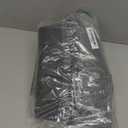 Ultra Thin Indoor Door Mat, Low-Profile Door Mats Indoor Entrance, Non-Slip Natural Rubber Backing Doormat, Washable Entryway Doormats, Fade Resistant Dirt Trapper for Kitchen, 17''x29'', Grey (Square Binding Corners(dark Grey))