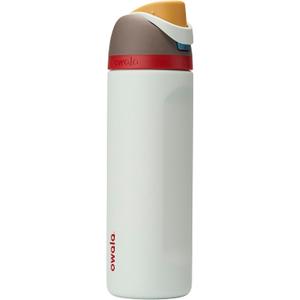 Owala FreeSip Insulated Stainless Steel Water Bottle with Straw for Sports, Travel, and School BPA-Free Sports Water Bottle, 32 oz, Boneyard | Insulated, with Straw, for Sports, Travel, and School, BPA-Free