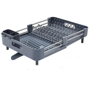 Draining rack Adjustable Kitchen Dish Drying Rack Plates Organizer Drainer Dinnerware Cutlery Storage Container Holder Sink Strainer Basket