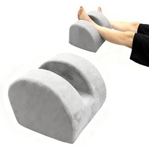 YZRYXHWL Knee Surgery Pillow Knee Surgery Recovery Equipment After Surgery Wedge Elevated Leg Pillow Elevation Foam Wedge Ankle Support Pillow for Legs Circulation(Grey)