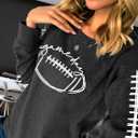 Womens Long Sleeve Shirts, Casual 1776 American Flag We The People Lightweight Sweatshirt (S)