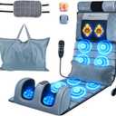 Full Body Massage Mat with Heat, Electric Heated Massage Pad Cushion