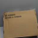 Pooqla 4 FT Marquee Light Up Letters, Marquee LED Lights 4 Feet Tall, Giant Letter Sign Big Mosaic Letters for Balloons Birthday Party Anniversary Wedding Decorations, Warm White Letter E