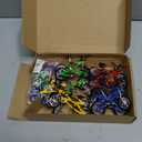 Gejoy 12 Pieces Mini Finger Bikes Mini BMX Bikes Games End of the Year Student Gifts Bulk Miniature Bicycle Toys for Kids Adults Birthday Party Gifts(Vintage Color)