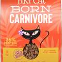 Tiki Cat Born Carnivore High Protein, Indoor Health, Chicken and Turkey Meal Recipe, Grain-Free Baked Kibble to Maximize Nutrients, Dry Cat Food, 3 lb. Bag, BB: OCT 06 27