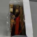 Emfogo Bracelet Holder, 4 Tier Bracelet Organizer Storage for Bracelets Bangles Watch Scrunchies, Rustic Wood Jewelry Organizer Display for Home, Vendors, Craft Shows and Store(Rustic Brown)