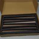 Brown Tall Taper Candles 12 inch Unscented Smokeless Long Tall Tapered Candle for Candlesticks Sticks Wedding Advent Home Decor Dinner Christmas Set of 12