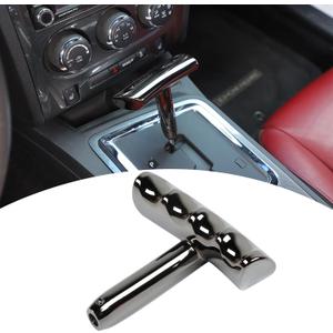 T-Handle Metal Gear Shift Knob for 2008-2014 Jeep Wrangler,2011-2014 Liberty/Durango,2011-2013 Grand Cherokee,2009-2014 Dodge Ram (Gun Color)