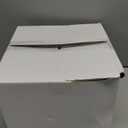 Lullaby 96PCS Ivory Scalloped Plastic Plates with Gold Rim, Disposable Elegant Plates Include 48pcs Dinner Plate 10.25", 48pcs Dessert Plate 7.5", Perfect for Daily Use, Wedding and Party