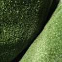 XLX TURF Green Fake Grass Square Outdoor Rug 5FT X 5FT, Artificial Turf Carpet for Balcony, Patio, Yard, Large Pets Dogs Grass Pee Pad