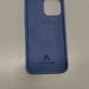 AOTESIER Magnetic for iPhone 13 Pro Max Phone Case, [Compatible with MagSafe][Military Shockproof Protection] Silicone Case with Soft Anti-Scratch Microfiber Lining, 6.7 inch, Blue