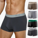 Arjen Kroos Men's Trunks Underwear 4 Pack Moisture-Wicking Cotton Boxer Briefs Underpants, Size XXL
