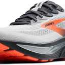 Brooks Mens Ghost 17 Neutral Running Shoe (12.5, Oyster Mushroom/Orange/Ebony)