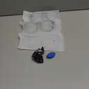 IBOANN Chic & Comfy Blue Light Glasses for Women - 3-Pack Round Frames, Screen-Ready Style with UV Protection Coating (*A1 Light Black & Leopard & Transparent)