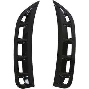 Front Bumper Air Vent Spoiler Splitter, 2 pcs Glossy Black ABS Front Bumper Side Air Vent Spoiler for Benz Class 2019+